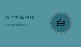 白羊紫薇科技今日运势查询(20240603)